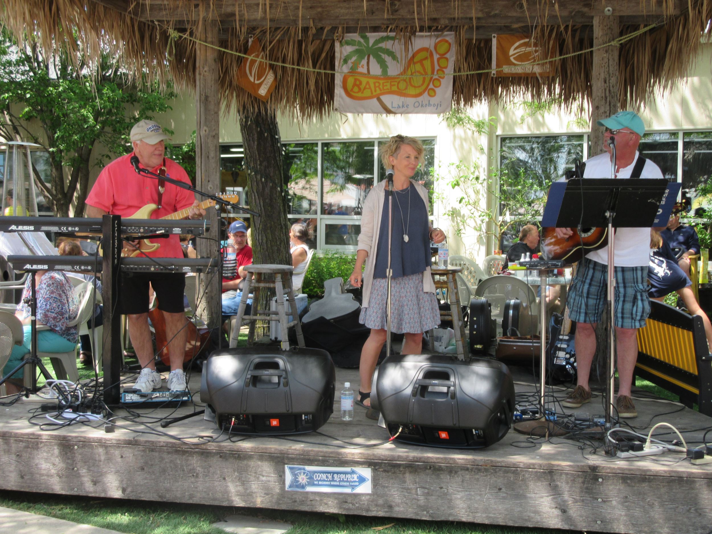 Ace On Stage At The Barefoot Bar Parks Marina At Lake Okoboji